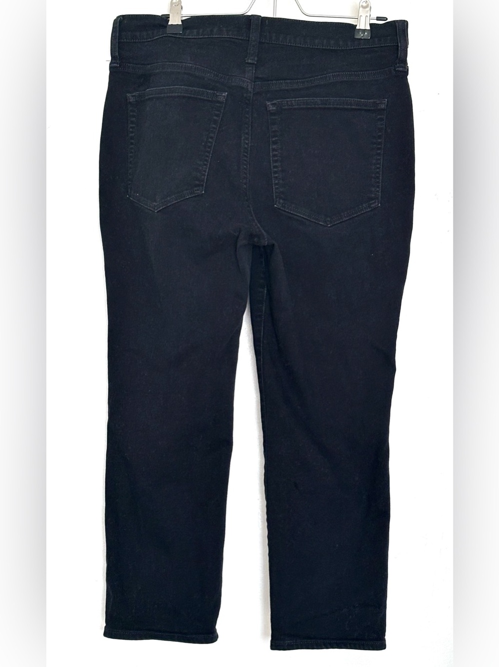J.Crew Factory Essential Straight Jean in All-Day Stretch Black Size 31 Petite - Picture 3 of 5